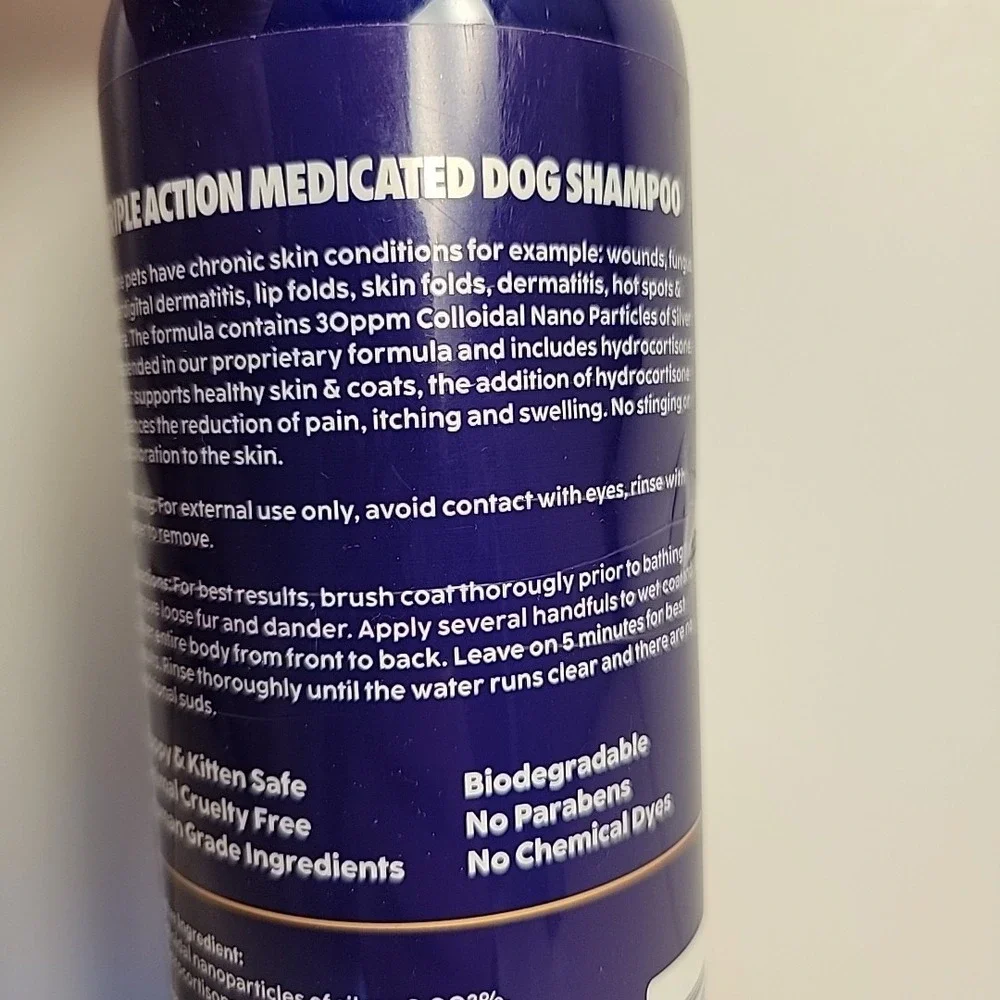 Miracle‎ Vet Medicated Dog Shampoo for Itchy Skin Relief - Allergy...